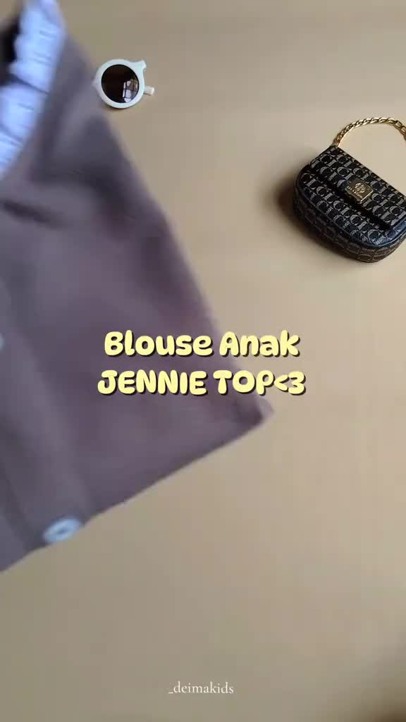 Paket Bundling One Set JENNIE Top & Flare with Lace untuk Anak Perempuan Usia 1-10 Tahun MAX BB 30 KG Bahan Knit Premium Fashion Baju Celana