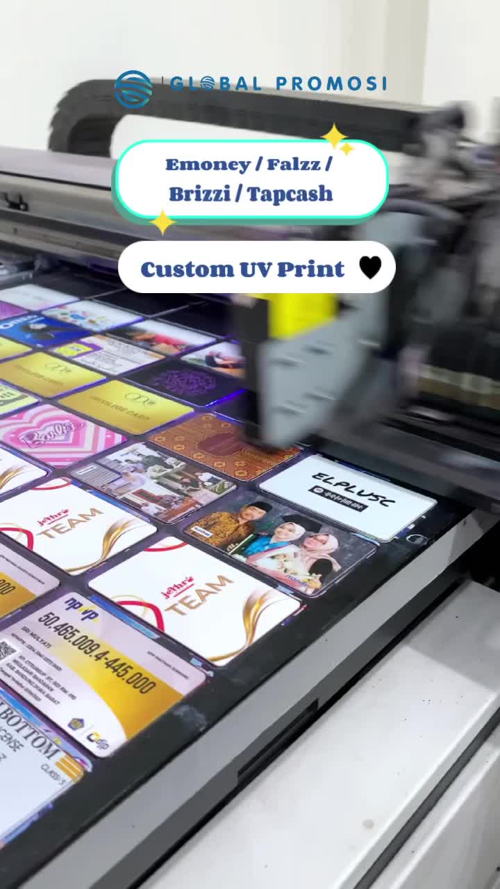 Emoney eToll Mandiri Custom Cetak 1 & 2 Sisi - Cetak Uv Print Marble