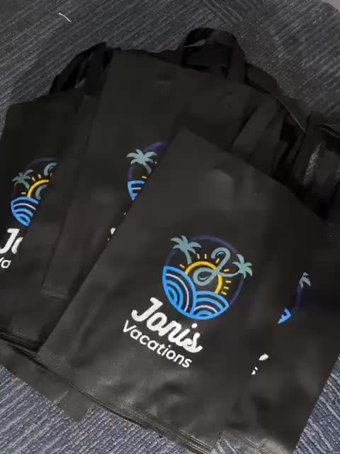 Tas Totebage Bahan Spunbond Ukuran 30x40 Custom Desain