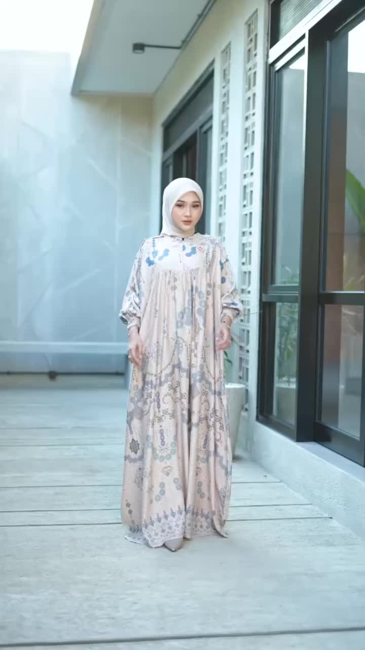 Gamis Muslim Kaftan Nadheera Luxury Elegan Premium
