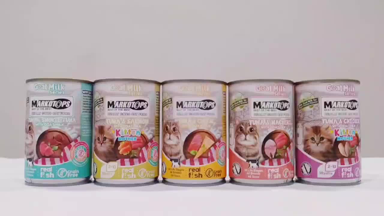 Markotops Wet Food 400gr Goat Milk & Original | Makanan Kucing Markotops Original/Goat Milk 400 gr
