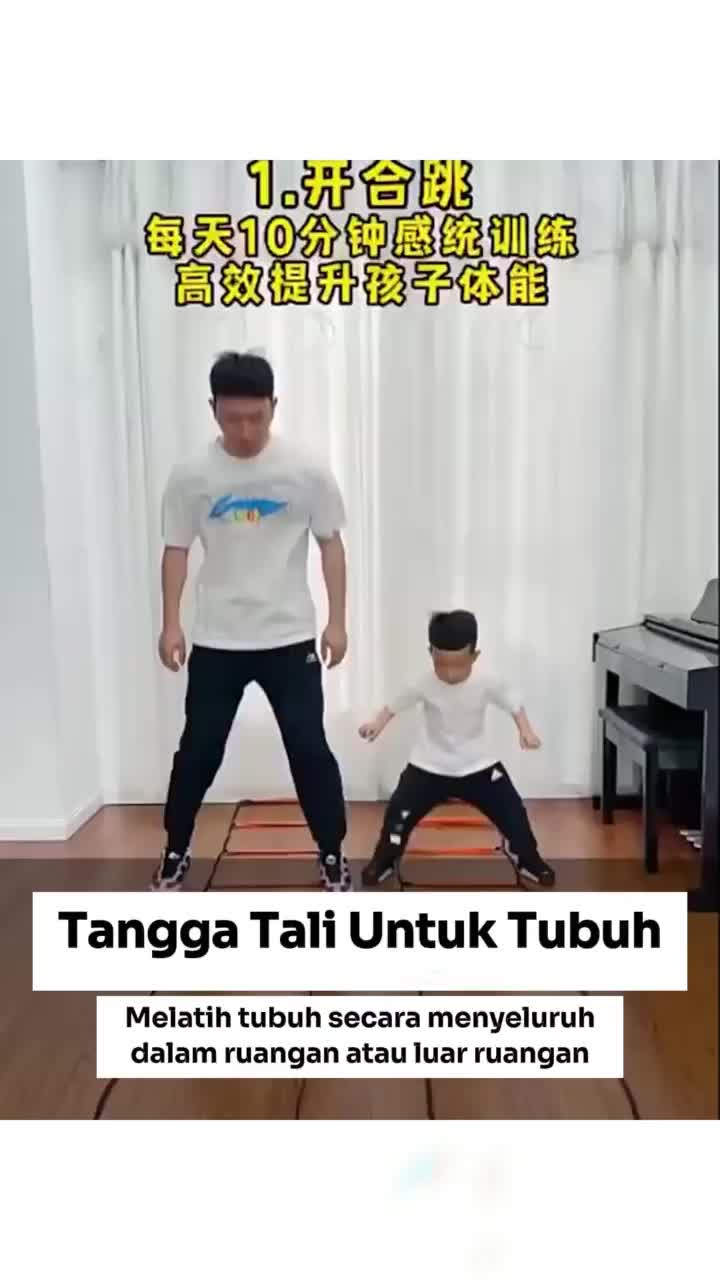 Agility Ladder 4,6,8 Meter /Tangga Tali Nilon Untuk Latihan Kecepatan / Kelincahan / Ketangkasan Ranchotion