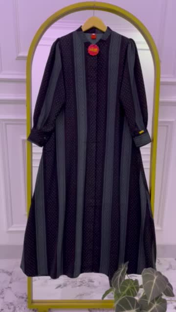 Gamis Maryam Terbaru Bahan jetbleck Kekinian