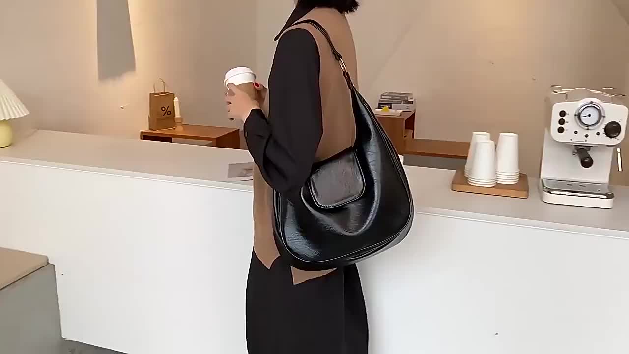 ORLEE WILL Tas Wanita Tas Hobo Dalam Tas Selempang Ceruk Tas Selempang Seratus Tas Ketiak Bahu