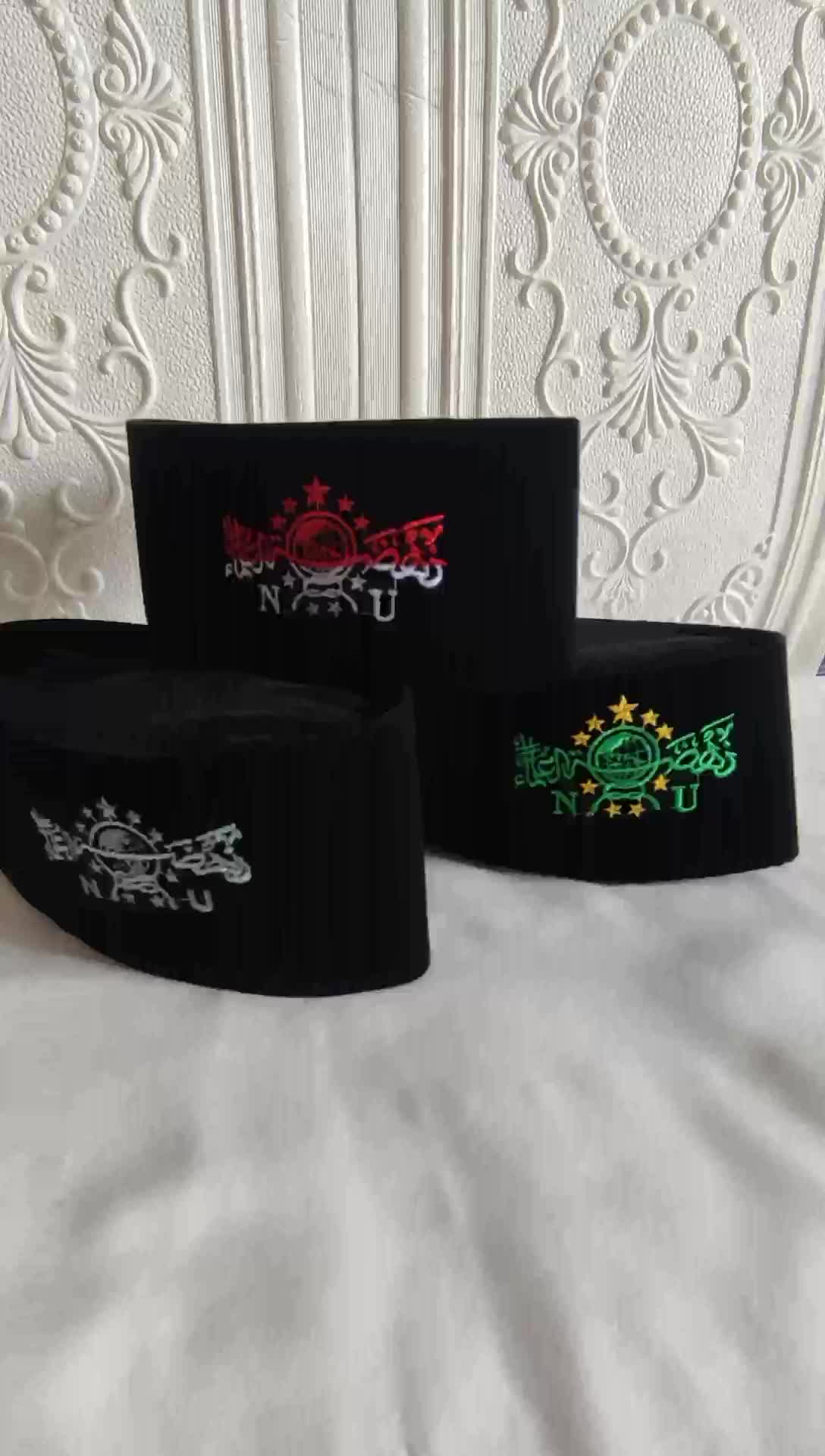 Peci Songkok Kopiah Hitam Polos Motif Logo NU HIJAU Bordir Tinggi 9cm Murah Berkualitas merk Presiden -  Peci Pria Model Terbaru Anak dan Dewasa Bisa Bayar Di Tempat COD