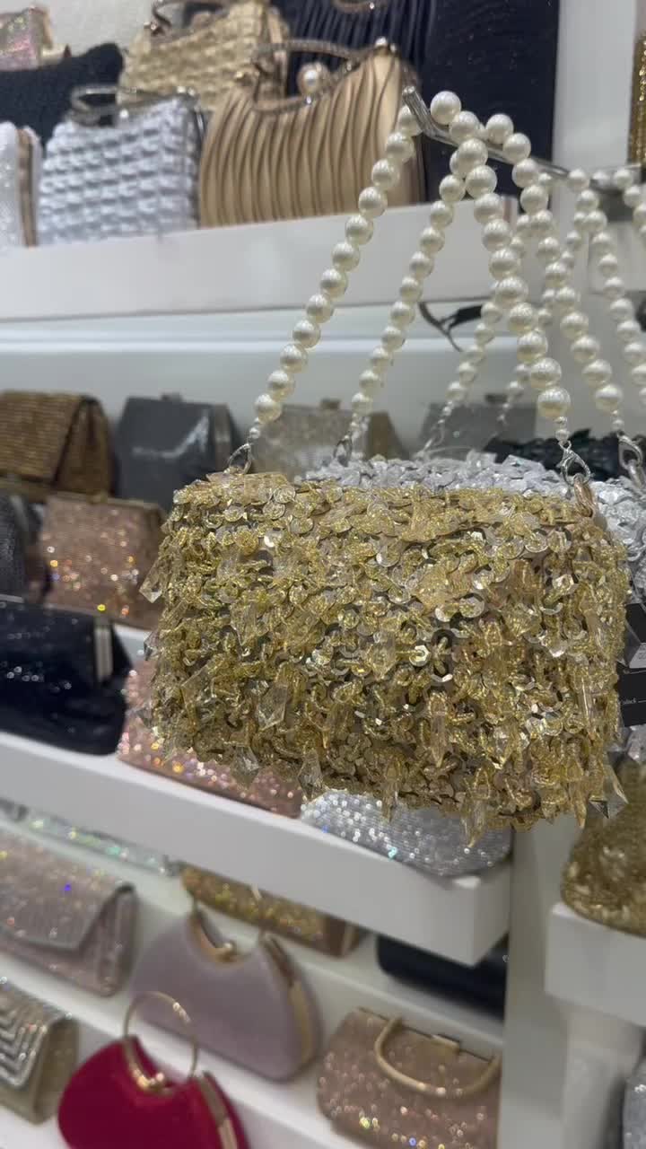 Tas Pesta Kondangan Tenteng Wanita Import Bahan Payet MZ-218