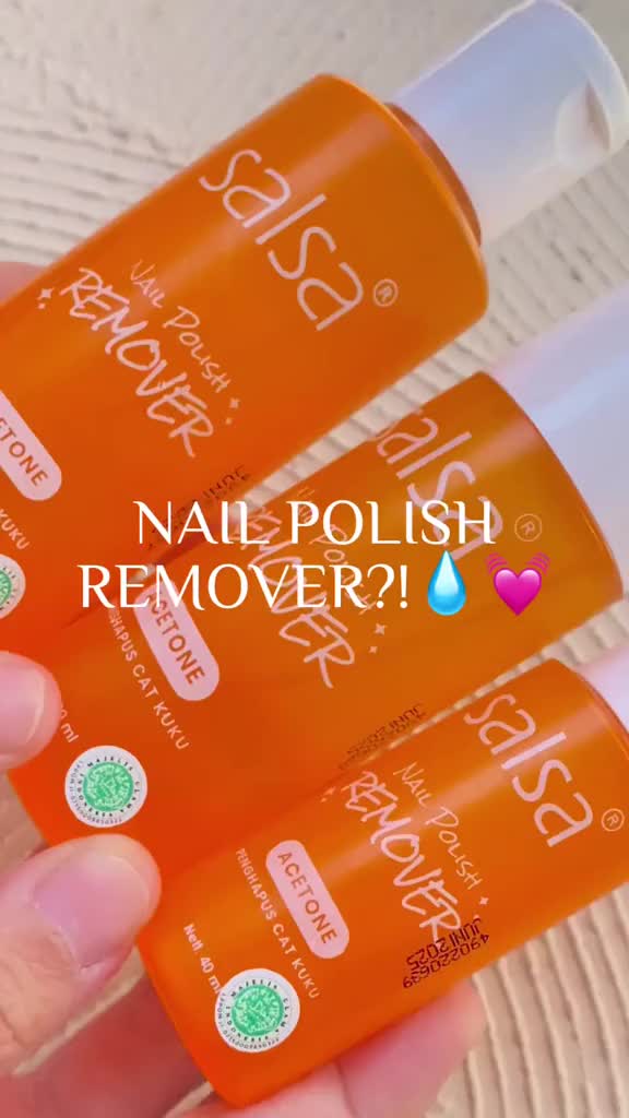 SALSANAIL POLISH REMOVER - Aseton HALAL Pembersih Cat Kuku I 40ml / 80ml / 100ml