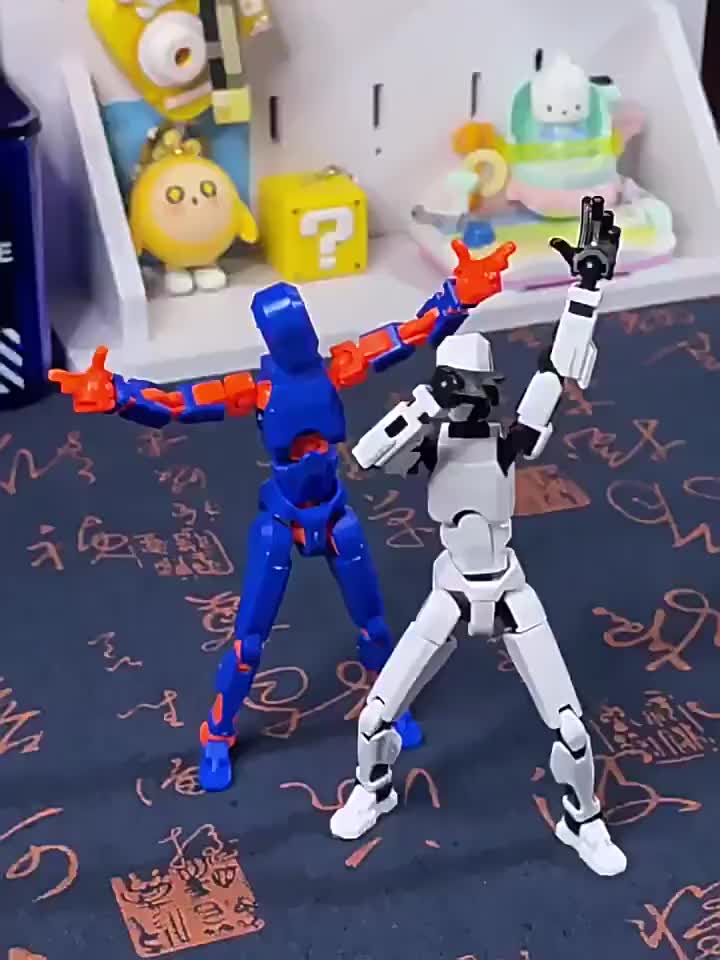 DUMMY 13 TITAN 13 T13 JOINTED POSEABLE ACTION FIGURE LUCKY Custom Color 3D Print TITAN 13 T13 Mainan Toy Toys Hobi Hobby Hobbies Koleksi Collection Robot Mecha Mannequin Manekin Figur Artikulasi Articulated Viral Printing Cetak Boneka Doll Anak