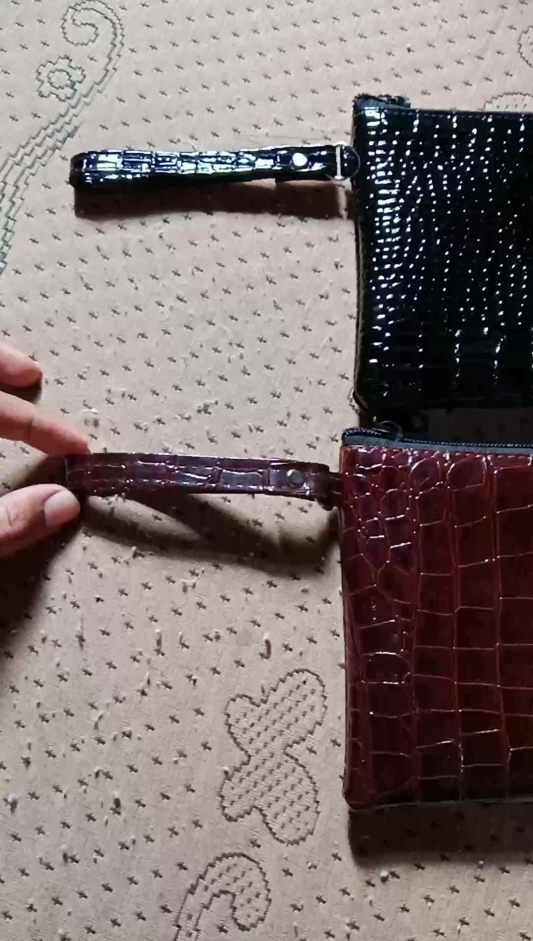 Dompet Wanita Croco Cluch dengan Kartu - Kulit sintetis