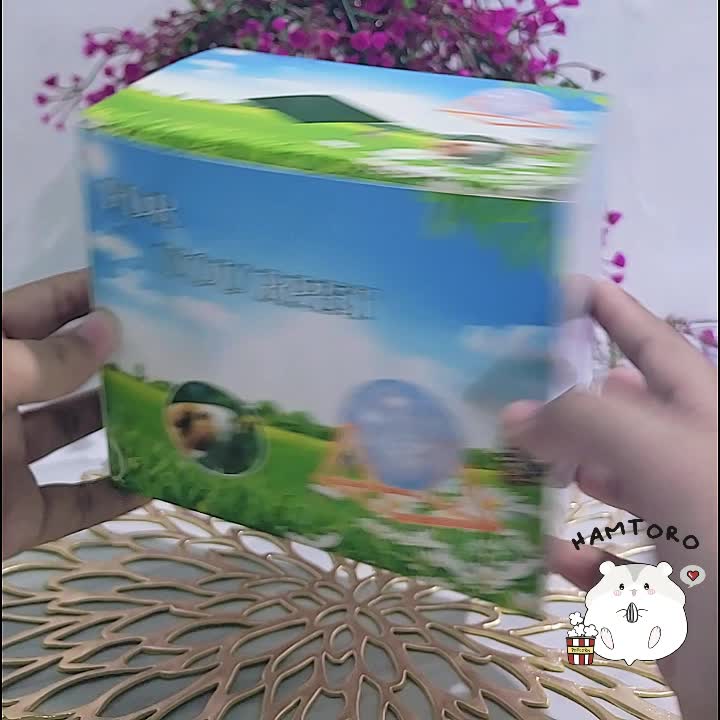 Hamtoro Exercise Ball 2 in 1 Bahan TEBAL & Besar Mainan Kincir Hamster