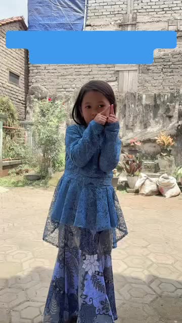 Setelan Baju Kebaya Anak Perempuan Modern Brukat Rok Duyung Acara wisuda TK SD SMP Usia 4-14 Tahun - Kebaya Pride - Fashion