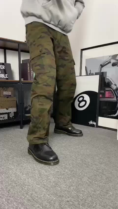 MYNUSAID | NUSACHALIS - Cargo Army Double Knee Pants Camo Series
