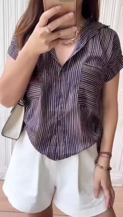 Cella Blouse/ Atasan Kerah Wanita Bahan Rayon