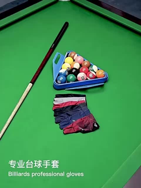 Sarung Tangan Billiard Golovejoy XG67 3 Jari Terbuka Tertutup Lycra Kidal