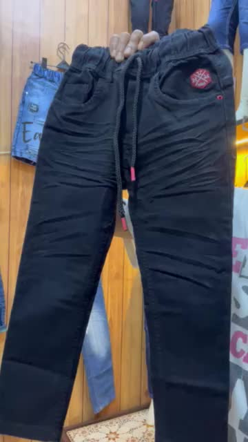 Celana Jeans Anak Usia 3-15 Tahun Stretch Bordir Komputer Hitam Fashionable & Nyaman Celana Panjang Jeans Anak Laki-Laki