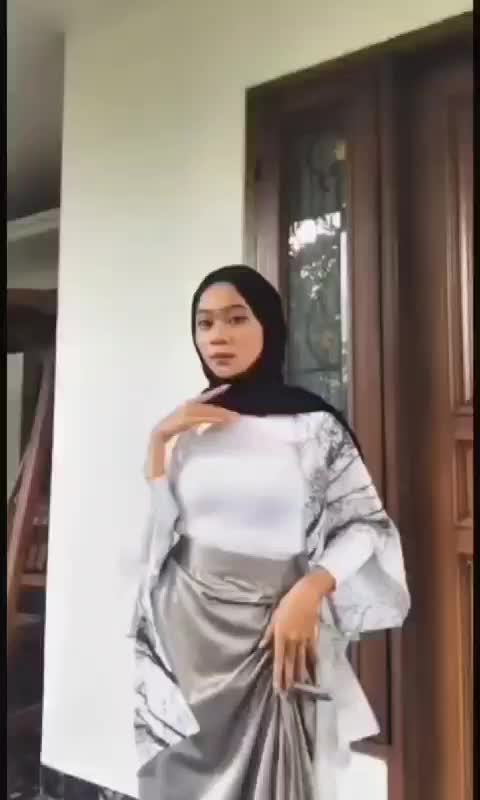AMORA SET One Set Outer Scarf Motif Dan Rok Serut Satin Velvet One Set Wanita Fit Formal Panjang satu