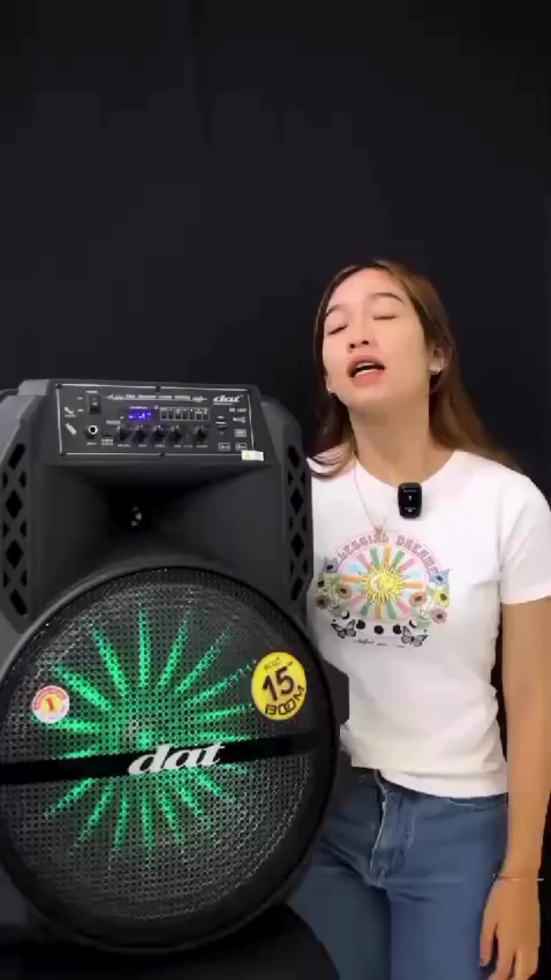 Exclusive Aji Mashel X A1 Electronic DAT Speaker Portable DT1507 Boom | Speaker Trolley Aktif Dat DT 1507 Wireless 15 Inch ORI Bluetooth Tws speaker mic  karaoke