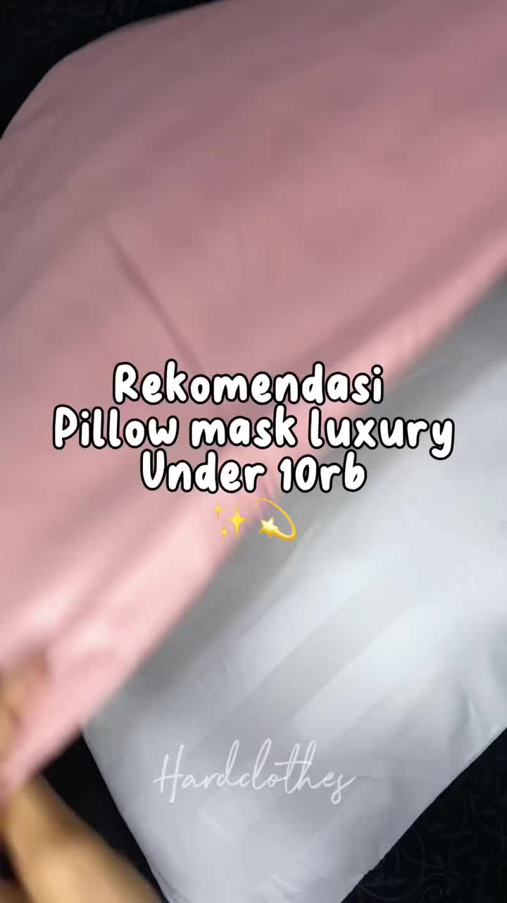 Sarung Bantal Estetik Gaya Hotel Dilengkapi Resleting Praktis Ukuran 60x45 cm Kain Katun Tencel Dan Embos