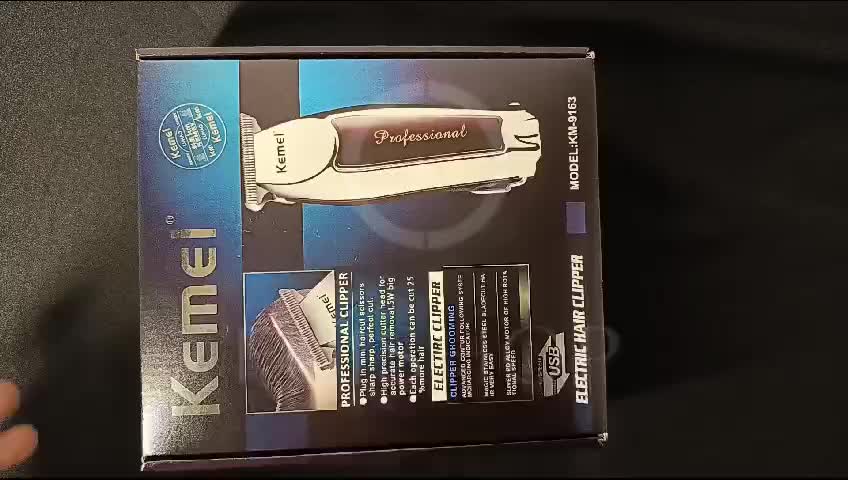 KEMEI KM 9163 MESIN CUKUR RAMBUT ELEKTRIK/ALAT CUKUR HAIR CLIPPER USB