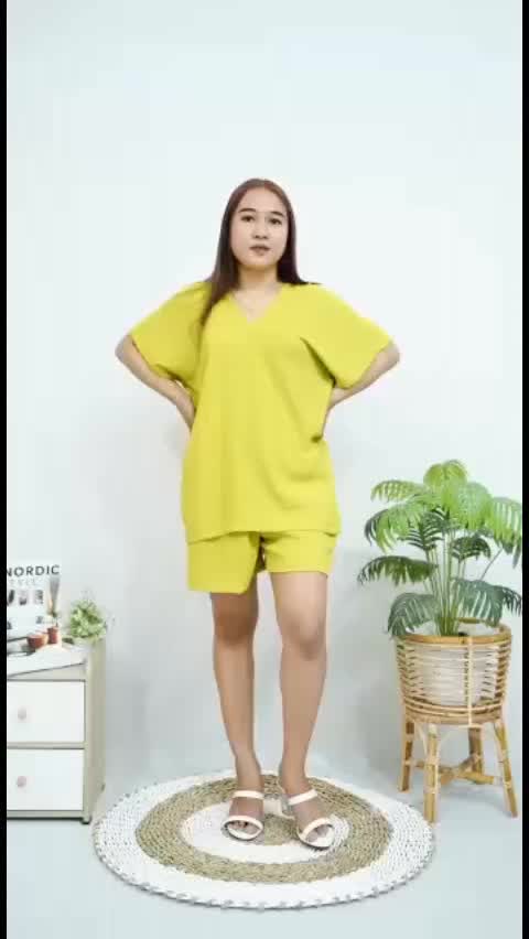 PAKET HEMAT 100RB DAPAT 3 SETEL ONESET NINA LONG SQUARE/SET NINA HOTPANTS JUMBO cringkle airflow Crinkle Setelan Oversize Baju Celana Wanita Atasan