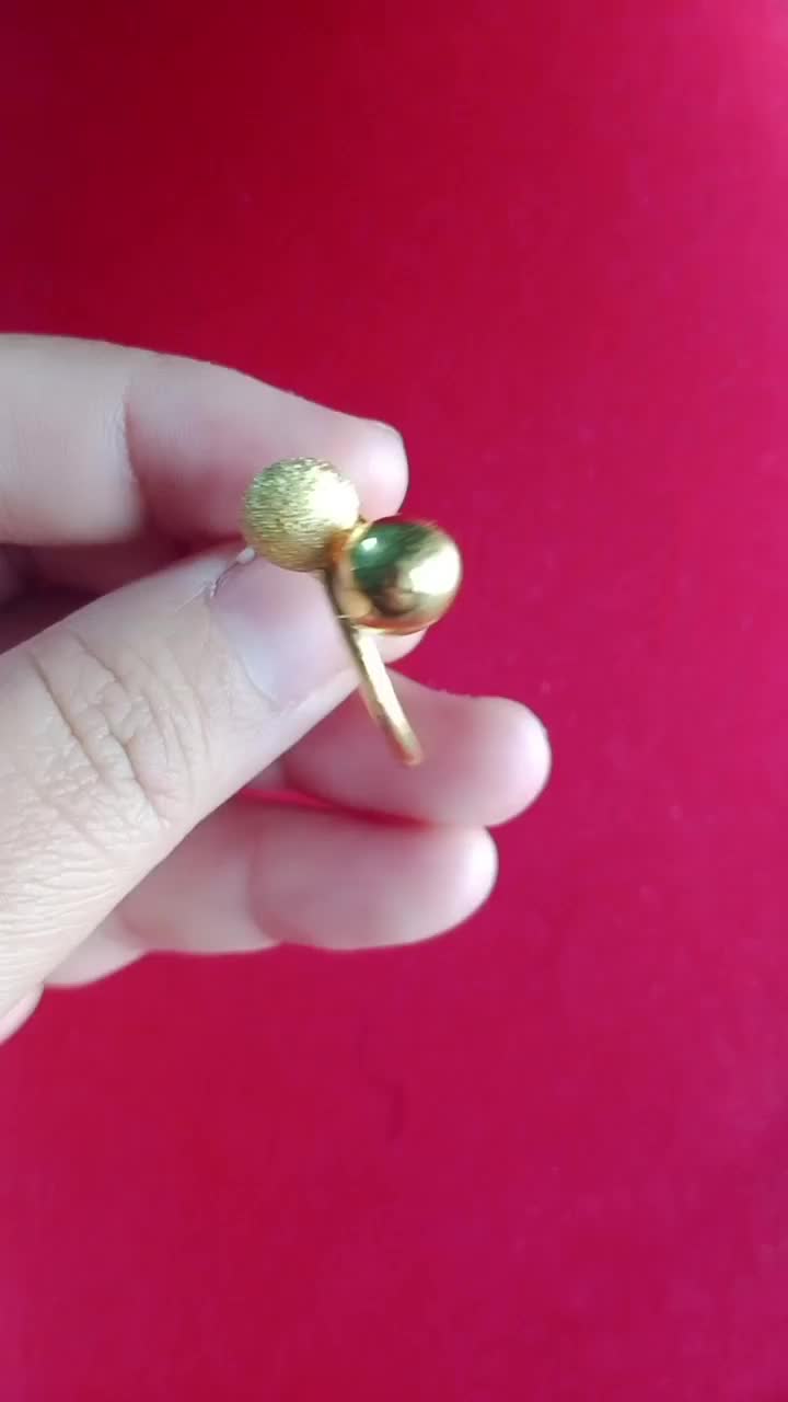 Cincin Boba 24k LM 99.9 berat 5 gram