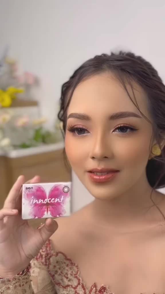 Paket Softlens Normal X2 INNOCENT 16mm BIG EYES + Cairan Soflens 60 ml Gratis Tempat Soflen