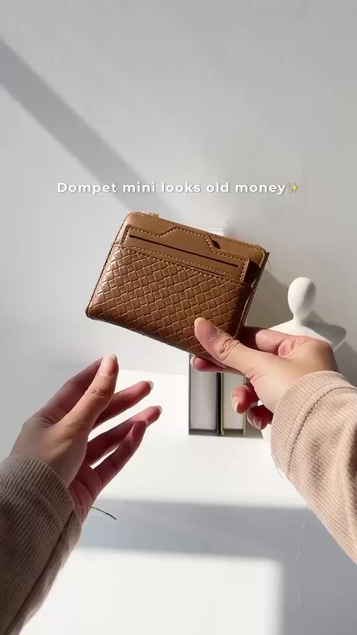 JIMS HONEY - Liona Wallet - Dompet Kartu Wanita  Kecil Card Holder Bahan Kulit PU Leather Lipat