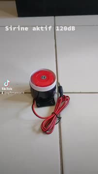 Sirine Alarm Sirene 12V DC 120 dB Sirine Aktif