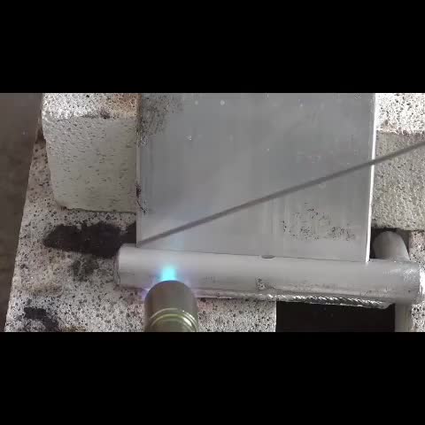 Kawat Las Aluminium 1.6mm, 2.0mm Suhu Rendah Fluks Suhu Rendah Kawat Las Aluminium Berinti Low Temperature