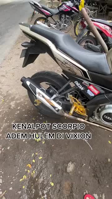Knalpot racing suara adem ngebas empuk pnp vixion cbr150 r15 scorpio tiger satria verza mega pro dll Motor