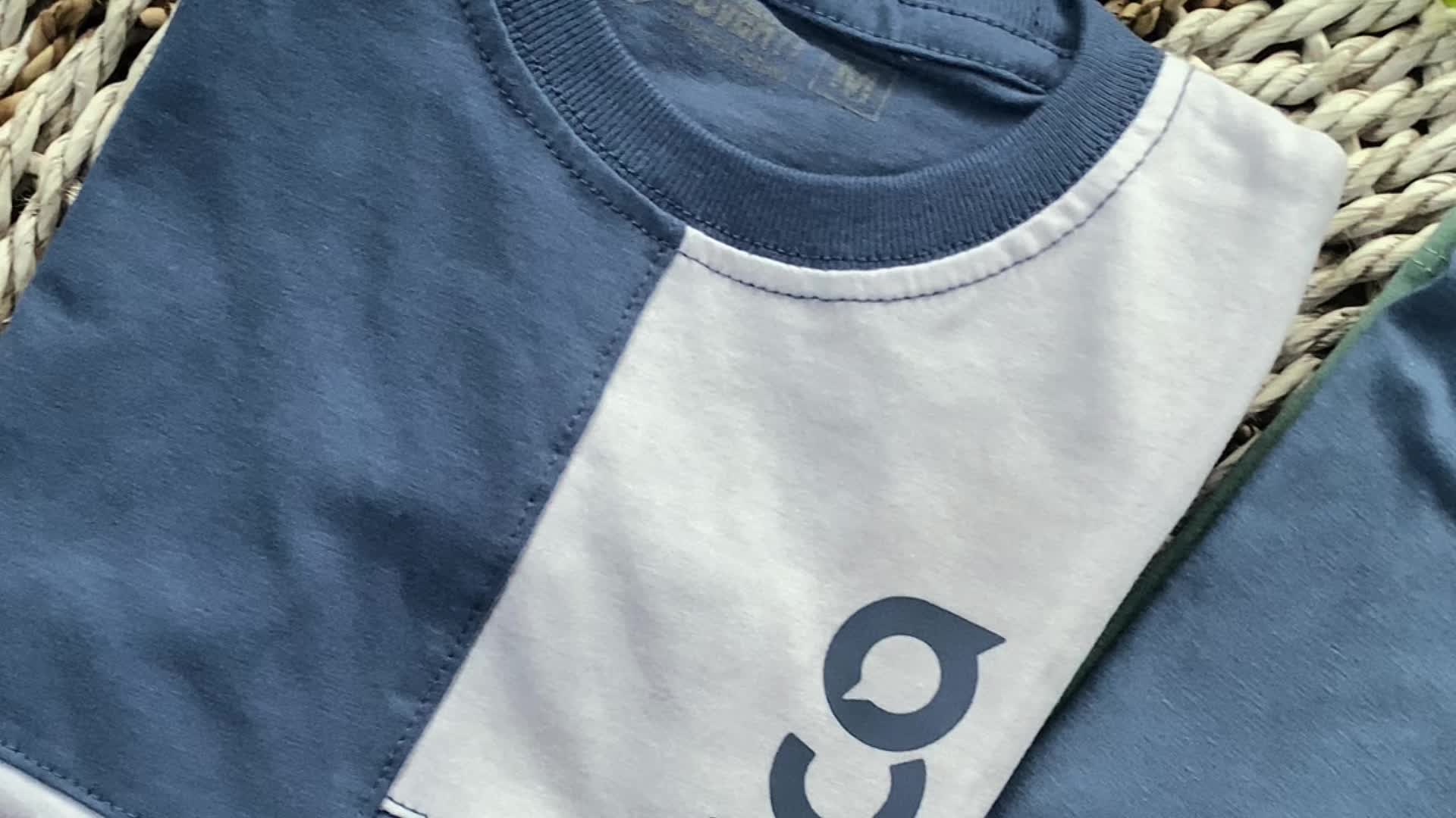 Baju Anak Laki-Laki Perempuan Kaos Kombinasi untuk Usia 4-12 Tahun dari Katun Distro Fashion