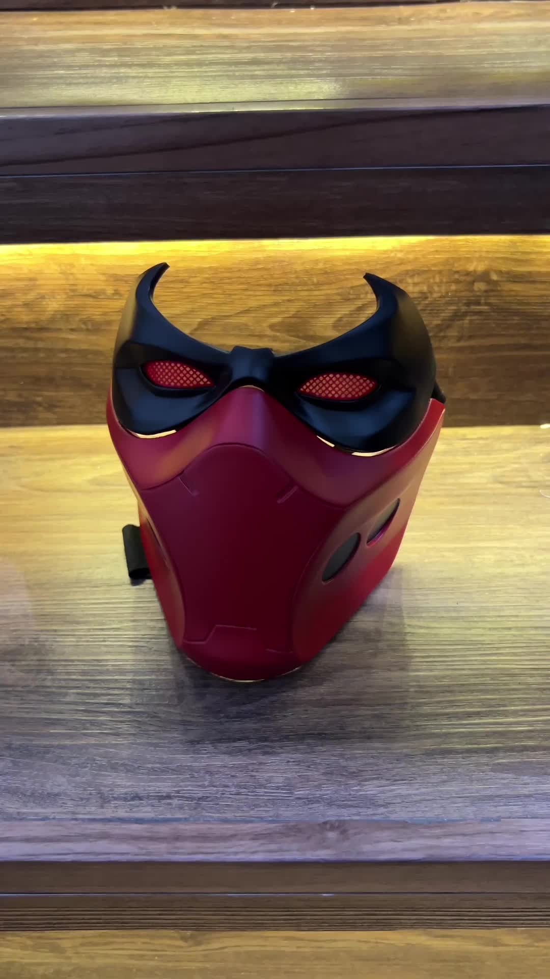 3D Print Magnetic Red Hood Outlaw Mask Topeng - Cosplay