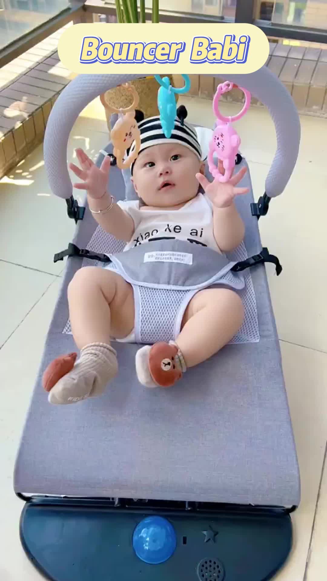 [Promo]Baby bouncer Infant seat Tempat Tidur Bayi Goyang/Bouncer Bayi Kursi Ayunan Bayi Lipat/mainan anak laki laki/mainan anak viral mainan anak perempuan bouncer joie