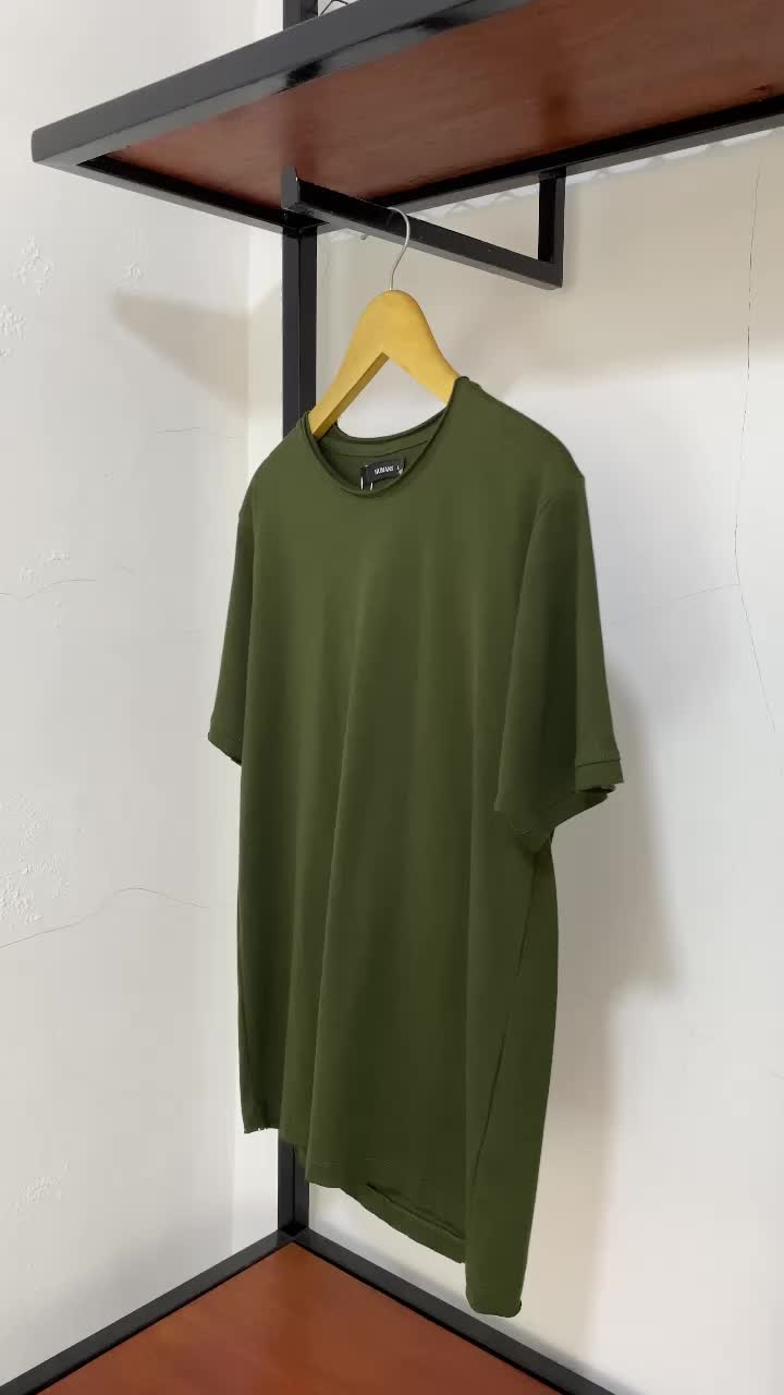 Humans bundling item 3pcs semicut baju pria kaos polos unfinished t shirt lengan pendek katun Combed