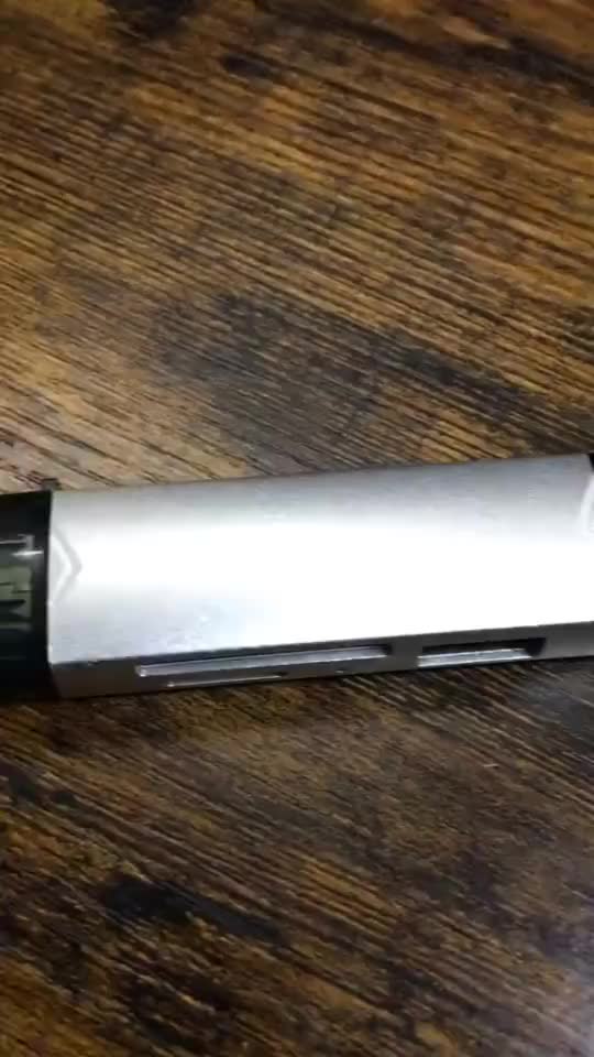 6-in-1 3.0 Card Reader dengan Port Type-C & USB 3.0 untuk Samsung Huawei HP Adapter Membaca SD TF Kartu Memori dengan Kecepatan Tinggi 5Gbps dan Fungsi OTG