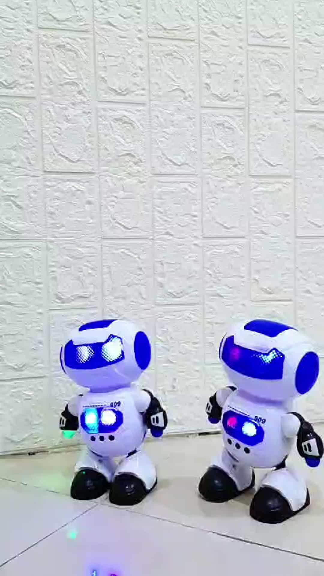 Mainan Anak Robot Dance Music Musik Light & Sound WM0858A Baterai Lampu