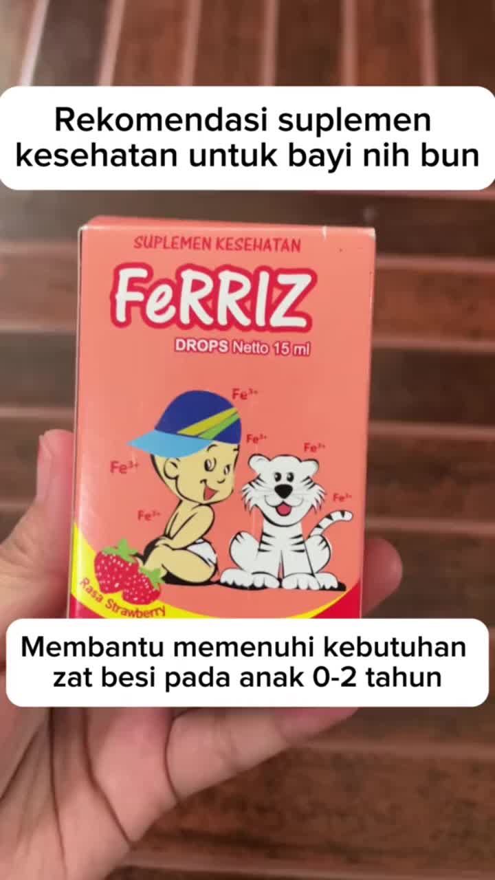Ferriz Drops 15ml Suplemen Zat Besi Anak dan Bayi untuk Membantu Nafsu Makan