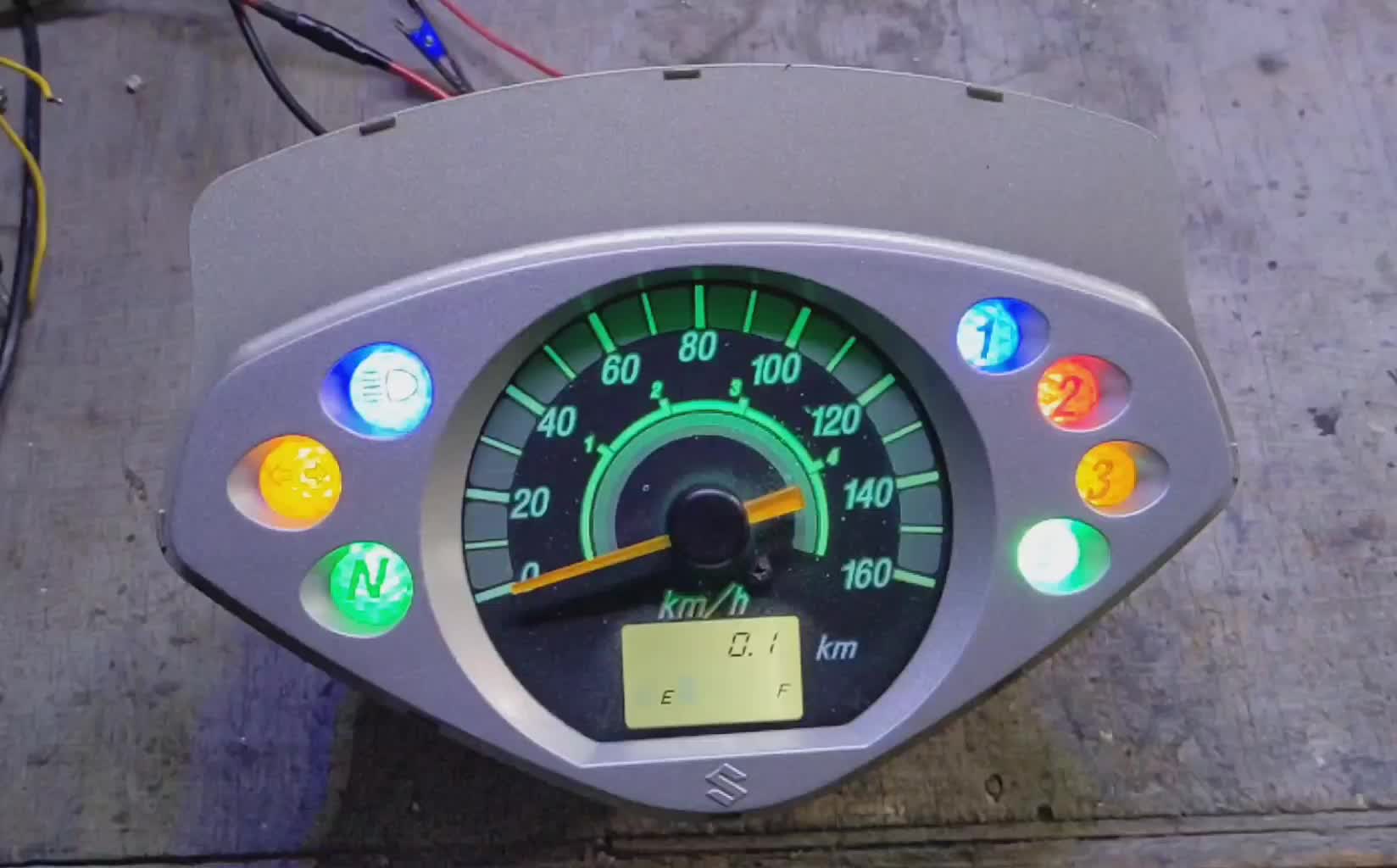 Mesin Speedometer Shogun 125 Custom Odometer Rendah untuk Motor - Motorcycle Kendaraan