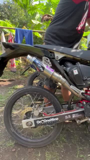 Knalpot original KLX150 CRF150L Dtracker WR155 KZR RACING PROJECT pemasangan PNP bahan fullstainless Motorcycle