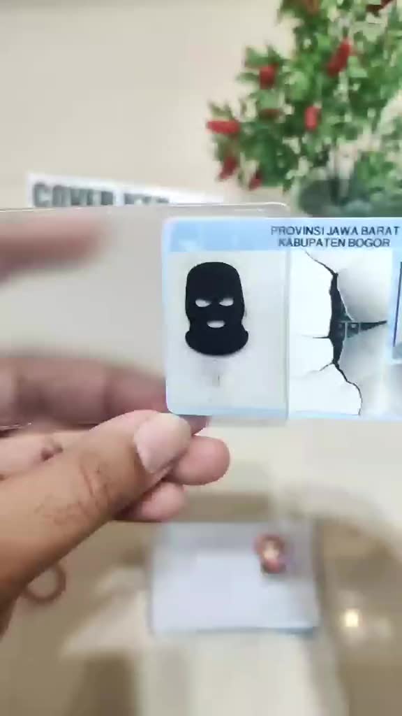 Cover KTP / SIM Karakter Unik - Sampul Plastik Mika Pelindung Kartu Anime Nami Zoro
