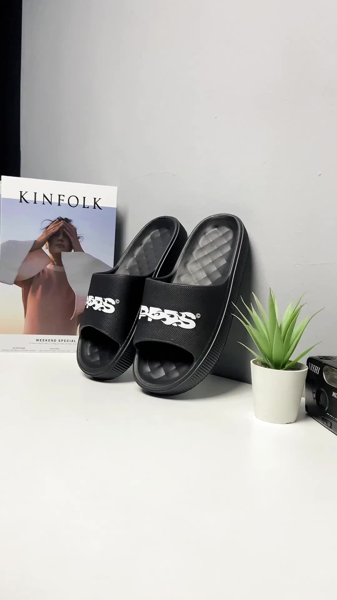 Paparos Footwear Cube Series Sandals Sandal Pria Sendal Selop Jelly Karet Eva Casual Pria Anti Slip Shoes