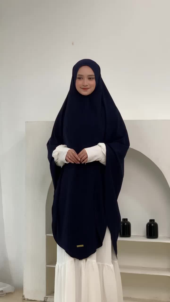 Imazan ~ Hayya Series ~ Khimar Syar'i Instan Jumbo Non Pad Crinkle Airflow Premium Khimar Syar'i Praktis Khimar Nyaman Model Terbaru khimar Panjang Simple