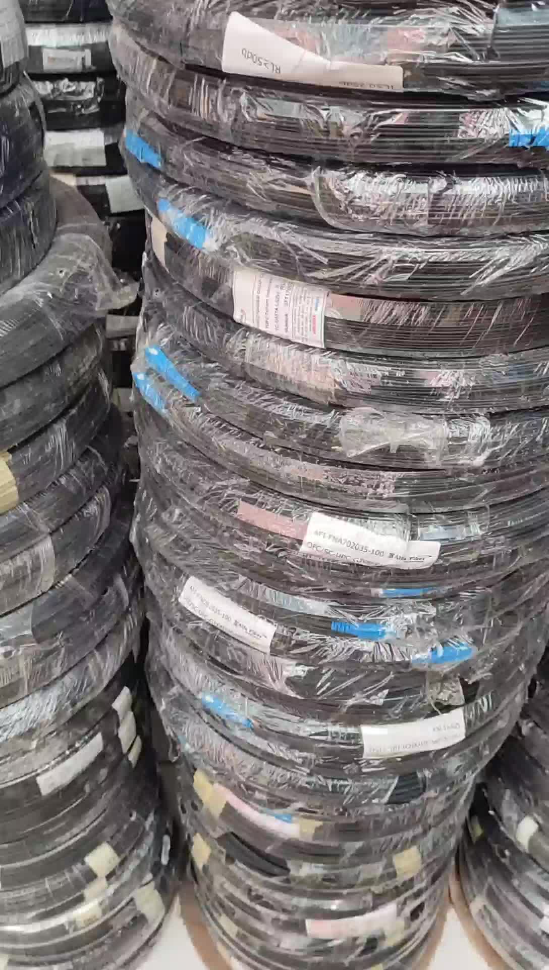 kabel optic precon drop wire 1 core 1 sling 70m biru biru upc upc
