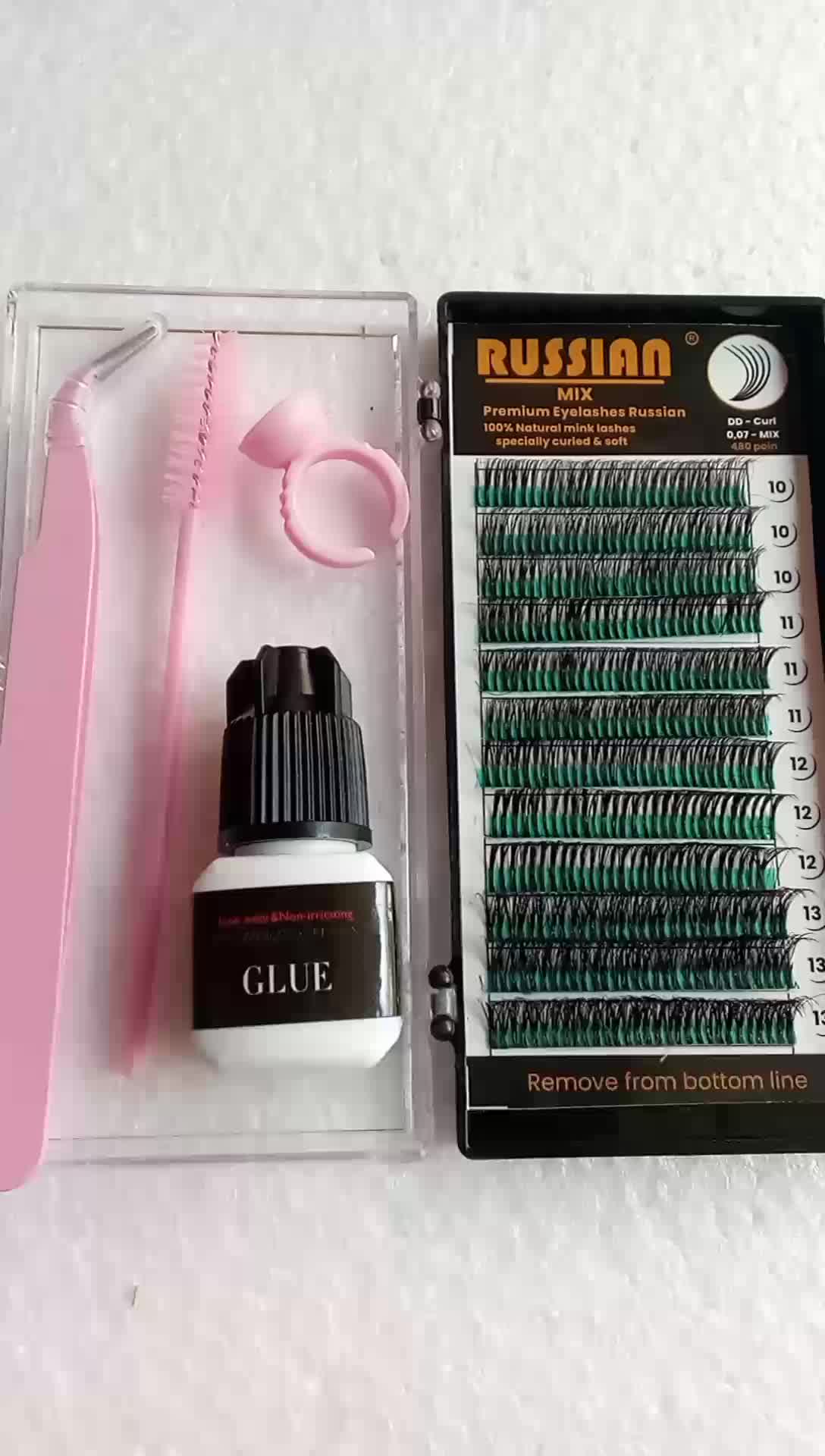 paket bulumata rusian lem jumbo Mix 10,11,12,13 Eyelash Facial
