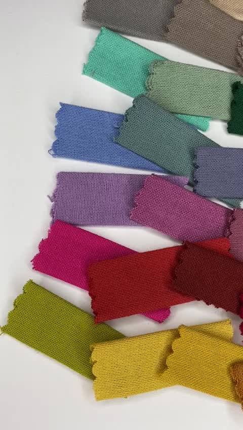0.5 Meter Kain Linen Rami Bahan Katun Linen