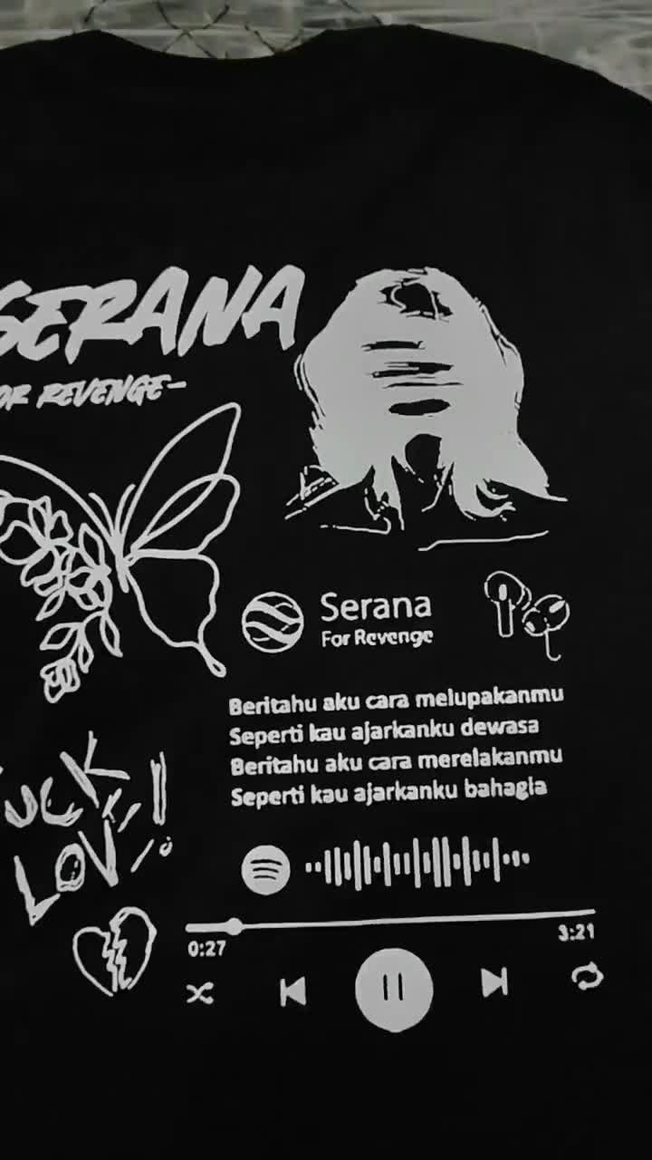 T-Shirt Music Aesthetic Unisex / Jakarta Hari Ini, Duka, Serana, Komang Atasan Pria Wanita Lengan Pendek - Kaos Sablon DTF Cotton Combed 24s
