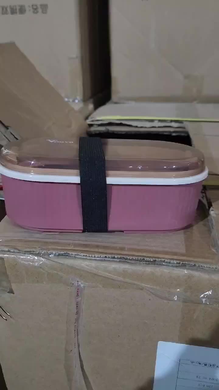 UHOUSE LUNCH BOX SUSUN SENDIRI / LUNCH BOX TINGKAT / Kotak Bekal Makan Siang / Bento Set 900ml / cek tutorial video pada katalog / Kitchenware