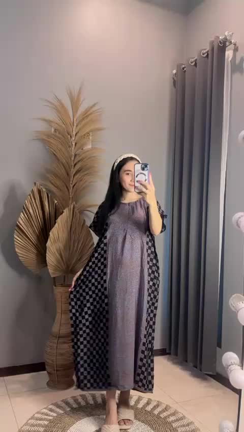 Paket Hemat Daster Lowo Chess Ld 130cm/Daster Kekinian Resleting Depan/Bahan Rayon Premium