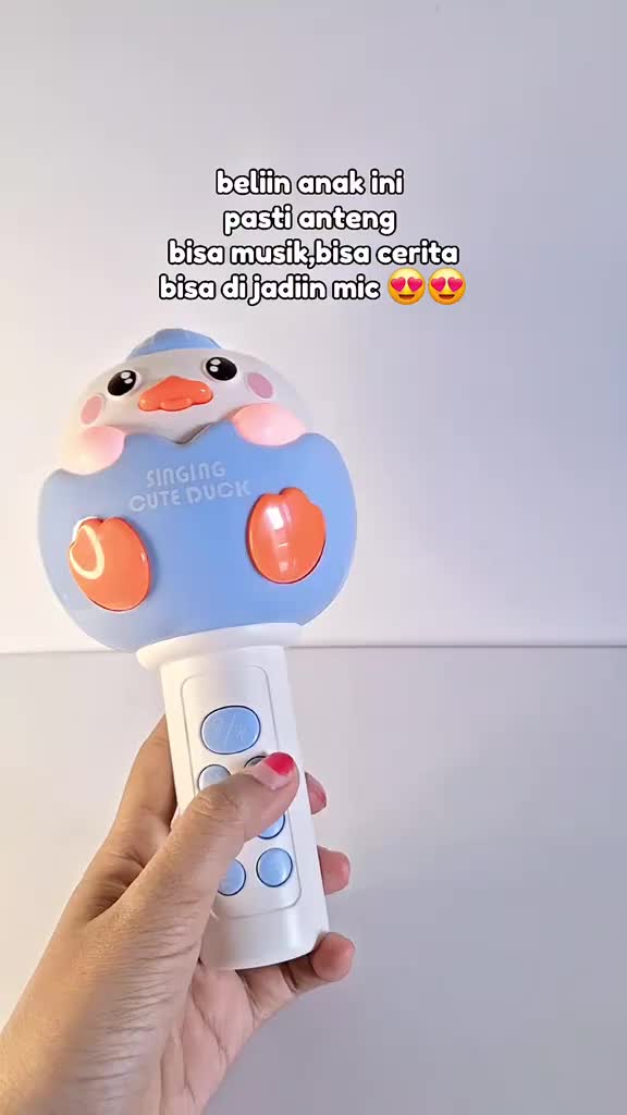 Mikrofon anak-anak, konektivitas Bluetooth untuk Karaoke, pemutaran musik, lampu LED yang berkedip, mendongeng untuk menidurkan Anda, fungsi pengubah suara untuk menstimulasi kreativitas, pengisian daya Tipe-C, hadiah untuk pengembangan bahasa
