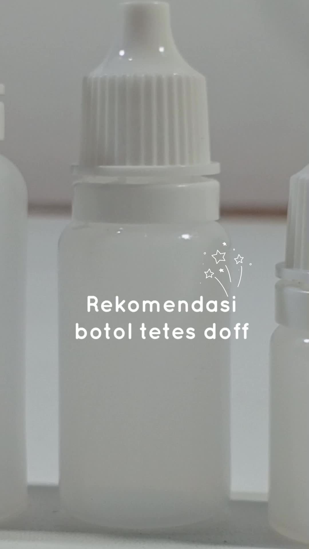 Botol Tetes Plastik Doff 5ml 10ml dan 15ml